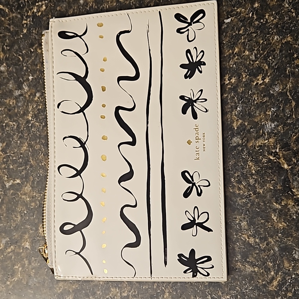 Kate Spade clutch/ makeup bag